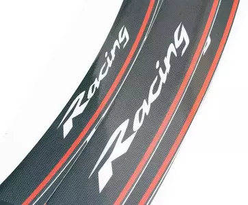 Puig Racing ratlankių lipdukai universalūs raudoni - 5531R