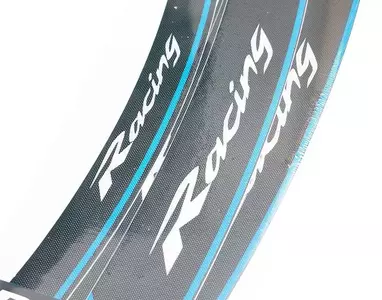 Puig Racing velgsticker strips universeel blauw - 5531A