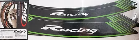 Puig Racing nálepky na ráfiky univerzálne zelené - 5531V