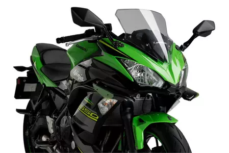 Spoilery boczne dociskowe Puig Kawasaki Ninja 650 17-19 zielony