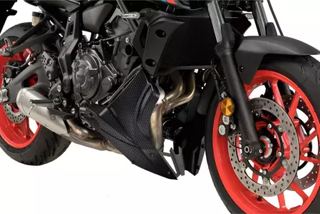 Puig szántás motor spoiler Yamaha MT-07 21-22 karbon - 20624C