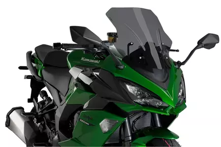 Puig Sport vindruta för motorcykel Kawasaki Z1000SX 11-19 Ninja 1000 SX 20-22 kraftigt tonad - 20471F