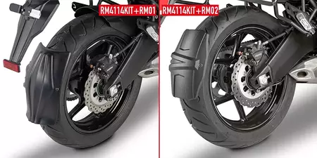 "Kappa KRM01" ir "KRM02" sparno laikikliai Kawasaki Versys 650 2015-2020 - RM4114KITK