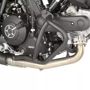 Kappa KN7407 Ducati Scrambler 400 2016-2020, Scrambler Icon 800 2015-2020 moottorin suojus käsisuojat musta - KN7407