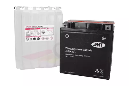 Bateria JMT YIX30L-BS de 12V 30Ah sem manutenção-2
