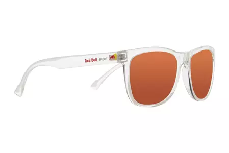 Red Bull Spect Eyewear Lake clear - Glasögon bruna med röd spegel - LAKE-007P