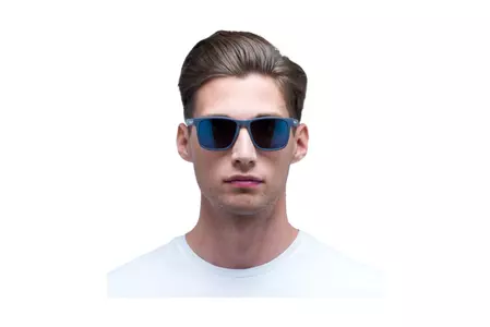 Okulary Red Bull Spect Eyewear Leap dark blue - Szkła smoke with blue mirror -3