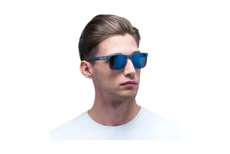 Okulary Red Bull Spect Eyewear Leap dark blue - Szkła smoke with blue mirror -4