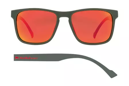 Okulary Red Bull Spect Eyewear Leap olive green - Szkła brown with red mirror-2