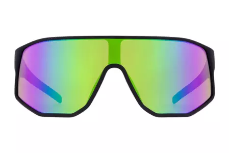 Red Bull Spect Eyewear Dash svart/brun med gröna revo-glasögon - DASH-001