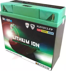 Skyrich HJ51913-FP litium-ion-batteri 12V 7,5 Ah med opladningsindikator - HJ51913-FP
