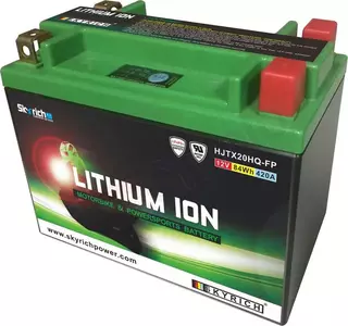 Lítium-iónová batéria Skyrich YTX20L 12V 7 Ah s indikátorom nabitia - HJTX20HQ-FP