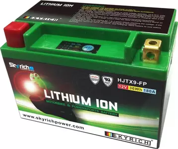 Baterie litiu-ion Skyrich YTX9-BS 12V 3 Ah cu indicator de încărcare - HJTX9-FP