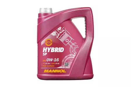 Синтетично моторно масло Mannol 7920 Hybrid SP 0W-16 5L - MN7920-5