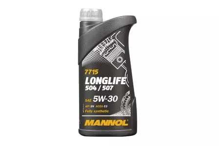 Mannol 7715 LONGLIFE 504/507 синтетично моторно масло 10L - MN7715-1