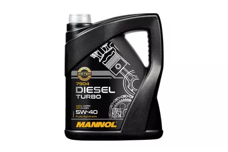 Olej silnikowy syntetyczny Mannol 7904 Diesel TURBO 5W-40 10L - MN7904-5
