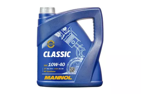 Mannol 7501 Classic 10W-40 sünteetiline mootoriõli 4L - MN7501-4