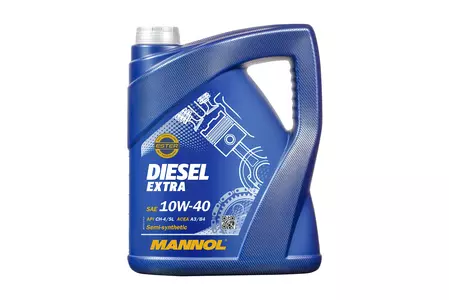 Mannol 7504 Diisli poolsünteetiline mootoriõli EXTRA 10W-40 5L - MN7504-5