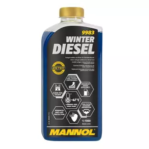 Dodatek do oleju napędowego Mannol winter diesel 1L - MN9983-1PET
