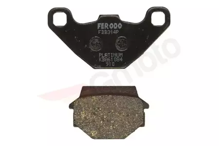 Ferodo FDB314P Road Offroad Platinum plaquettes de frein avant/arrière - FDB314P