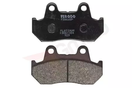 Ferodo FDB665P Road Offroad Platinum plaquettes de frein avant/arrière - FDB665P