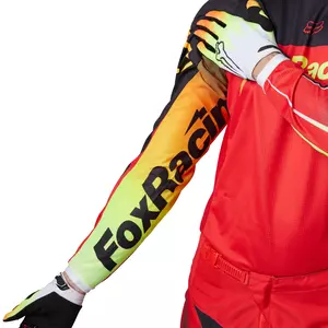 Fox 180 Statk fluorescējoši sarkans M motocikla sporta krekls-3