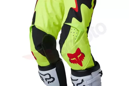 Spodnie motocyklowe Fox 180 Kozmik Fluorescent Yellow 26-6