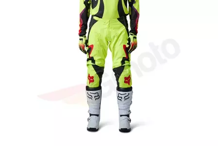 Fox 180 Kozmik Fluorescent Yellow motociklininko kelnės 32-4