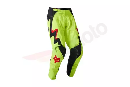 Pantaloni de motocicletă Fox 180 Kozmik galben fluorescent 34 - 30462-130-34