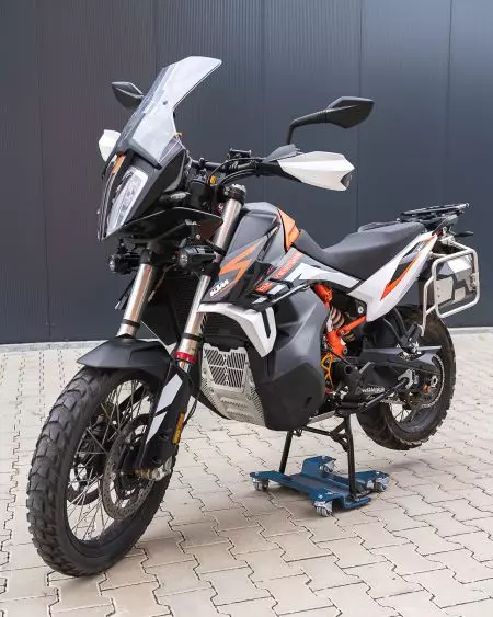 Motorradwagen XL - Manövrierplattform für Motorräder auf Mittelständer 530mm HLP-10
