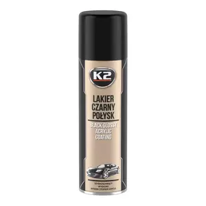 K2 Acryl-Lack glänzend schwarz 500 ml - L341