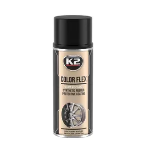K2 negru lucios spray de cauciuc 400 ml - L343CP