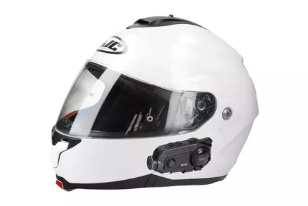 Motorkerékpár intercom SCS S-12 Bluetooth 500m kettős kamera 1 sisak-7