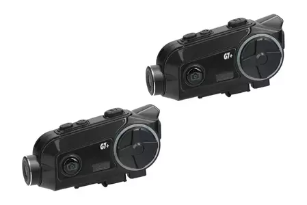 SCS G7+ interkomy pre motocykle Bluetooth 500m WiFi HD kamera 2 prilby - SCS G7+-2