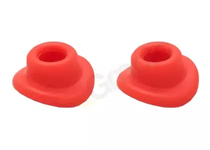 M.C. Spatschermelastieken voor ventielafdichting set van 2 stuks kleur rood - AV2314R