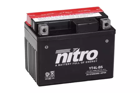 Nitro YTX4L-BS 12V 3Ah akumuliatorius ir jo priedai-2