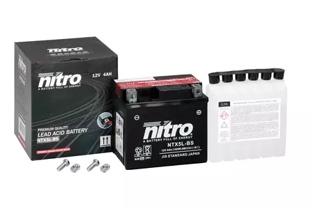 Akumulator bezobsługowy Nitro YTX5L-BS AGM 12V 4Ah