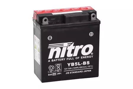 Nitro YB5L-BS 12V 5Ah baterija bez održavanja-2