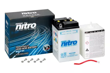 Nitro B49-6 6V 8Ah standardbatteri - B49-6 WA