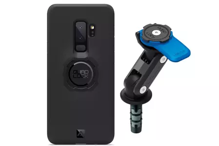 Custodia per telefono Quad Lock con supporto nella testa del telaio del Samsung Galaxy S9+ - QLM-FSM+QLC-GS9PLUS