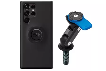 Custodia per telefono Quad Lock con supporto in testa al telaio Samsung Galaxy S22 Ultra - QLM-FSM+QLC-GS22L