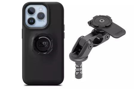 Quad Lock Phone Case with Holder in Frame Head Pro iPhone 14 Pro - QLM-FSM-PRO+QLC-IP14M