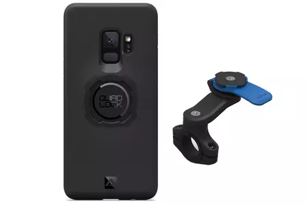 Puzdro na telefón Quad Lock s rukoväťou na riadidlá pre Samsung Galaxy S9 - QLM-HBR+QLC-GS9