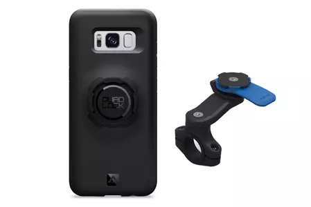 Capa para telemóvel Quad Lock com pega de guiador para Samsung Galaxy S8+ - QLM-HBR+QLC-GS8PLUS