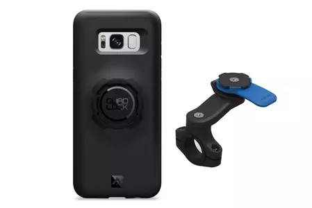 Étui de téléphone Quad Lock avec poignée de guidon pour Samsung Galaxy S8 - QLM-HBR+QLC-GS8