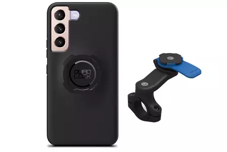 Étui pour téléphone portable Quad Lock avec support pour guidon Samsung Galaxy S22 - QLM-HBR+QLC-GS22