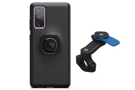 Étui pour téléphone portable Quad Lock avec support pour guidon Samsung Galaxy S20FE - QLM-HBR+QLC-GS20FE