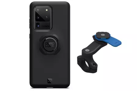 Étui pour téléphone portable Quad Lock avec support pour guidon Samsung Galaxy S20 Ultra - QLM-HBR+QLC-GS20U