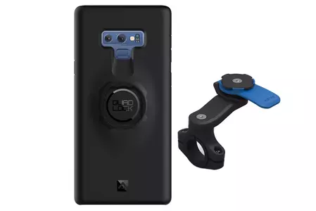 Étui de téléphone Quad Lock avec poignée de guidon pour Samsung Galaxy Note 9 - QLM-HBR+QLC-GN9