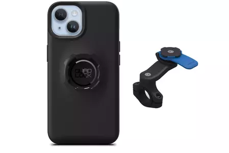 Калъф за телефон Quad Lock с ръкохватка за кормило iPhone 14 - QLM-HBR+QLC-IP14S